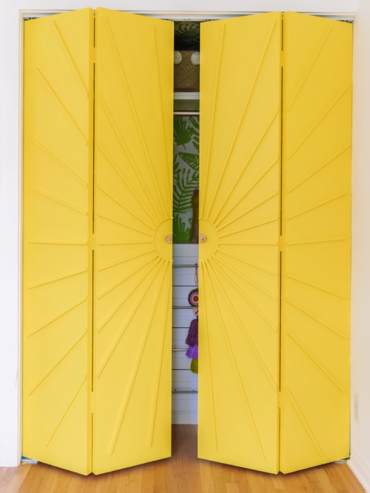 How To Make Sunburst Closet Doors (Bifold Closet Door Ideas)
