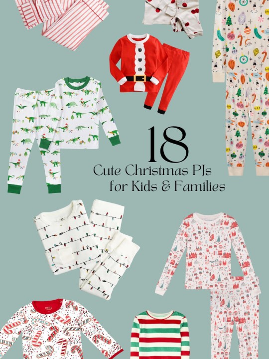 Cute Christmas Pajamas for Kids & Families