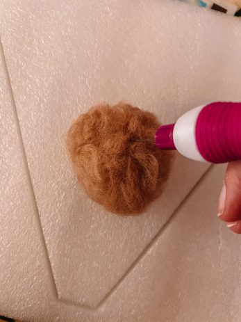 Felted Doll Head
