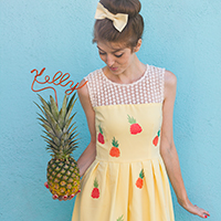 DIY Pineapple Dress