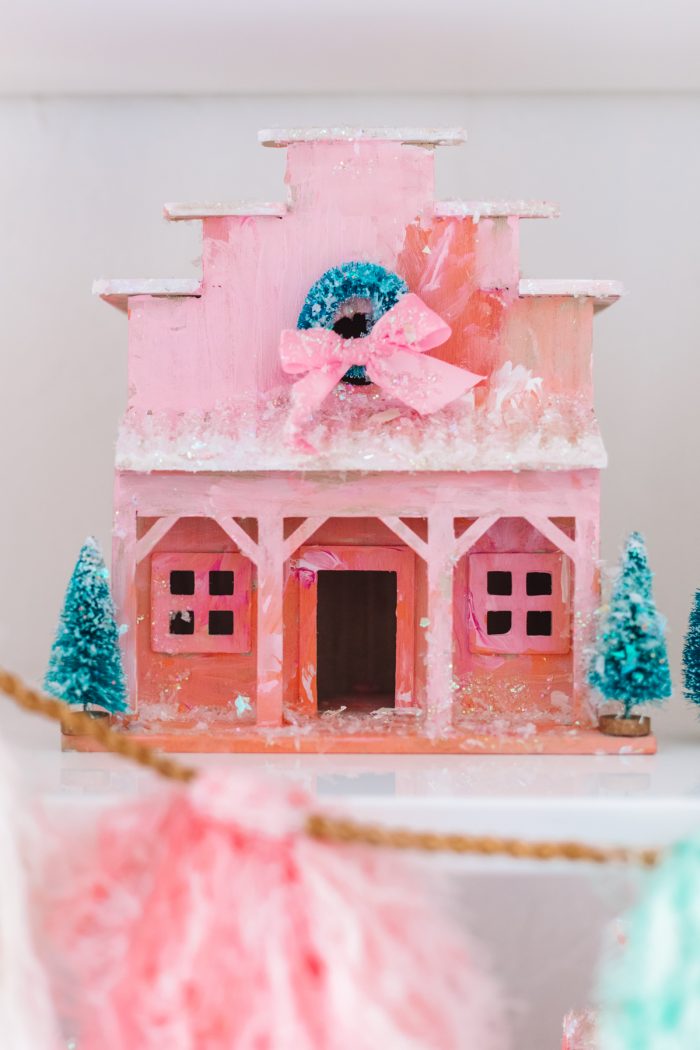 Pastel DIY Christmas Village
