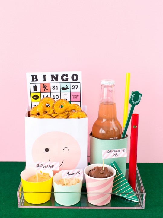 DIY Personal Snack Boxes for the Big Game
